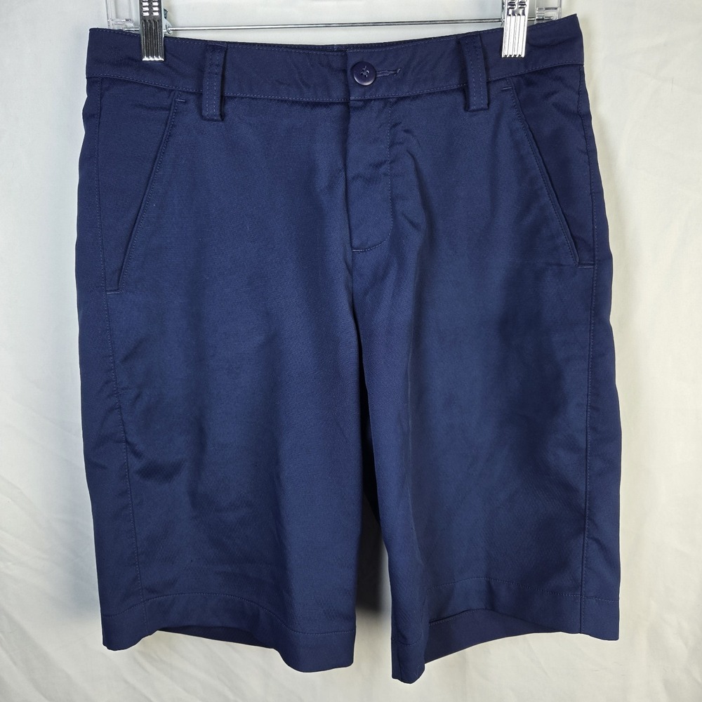 Puma Golf Tech Shorts Mens 28 Blue DryCELL Performance Stretch 568251 Athleisure